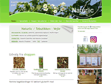 Tablet Screenshot of naturlic.dk